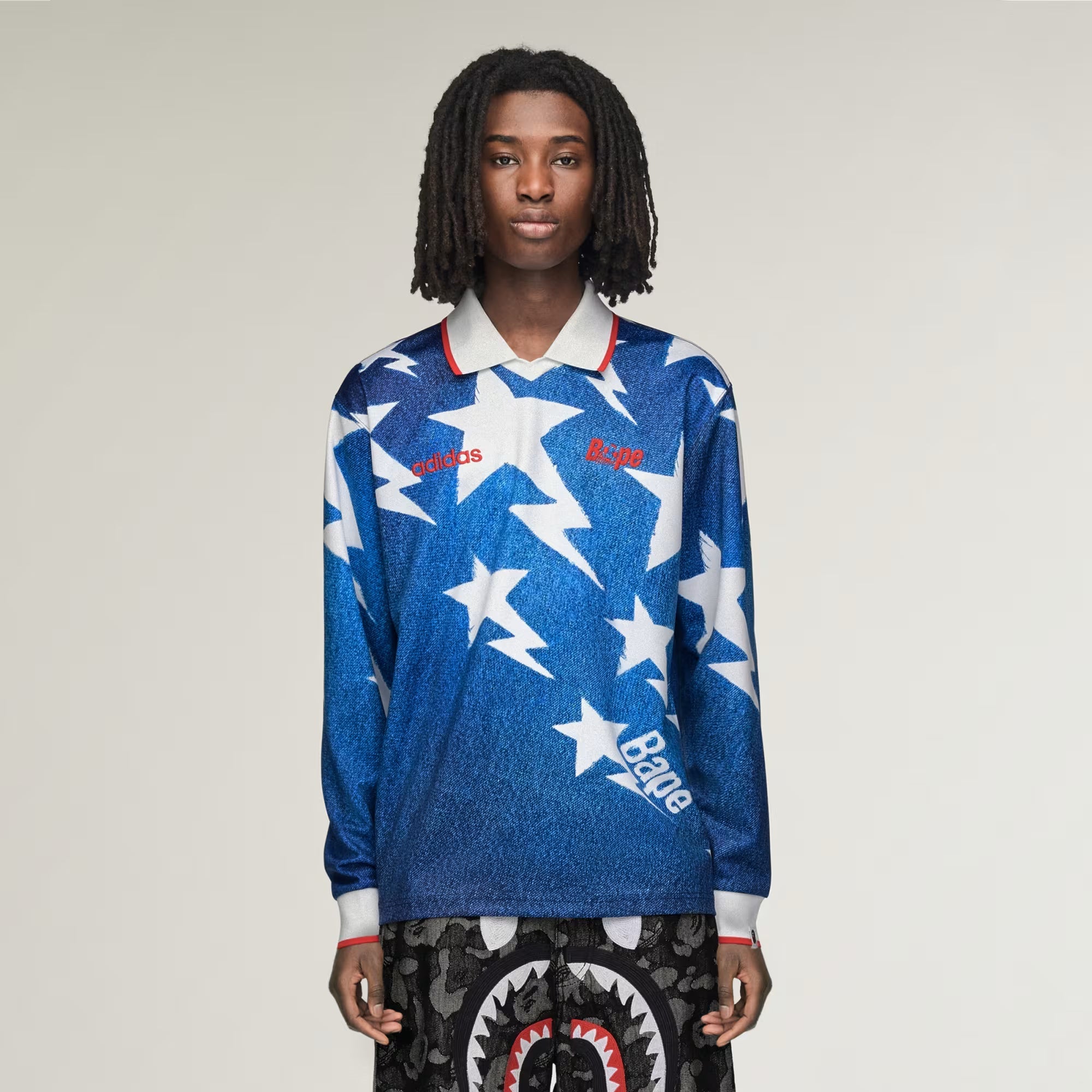 Adidas x BAPE Long Sleeve Star Jersey